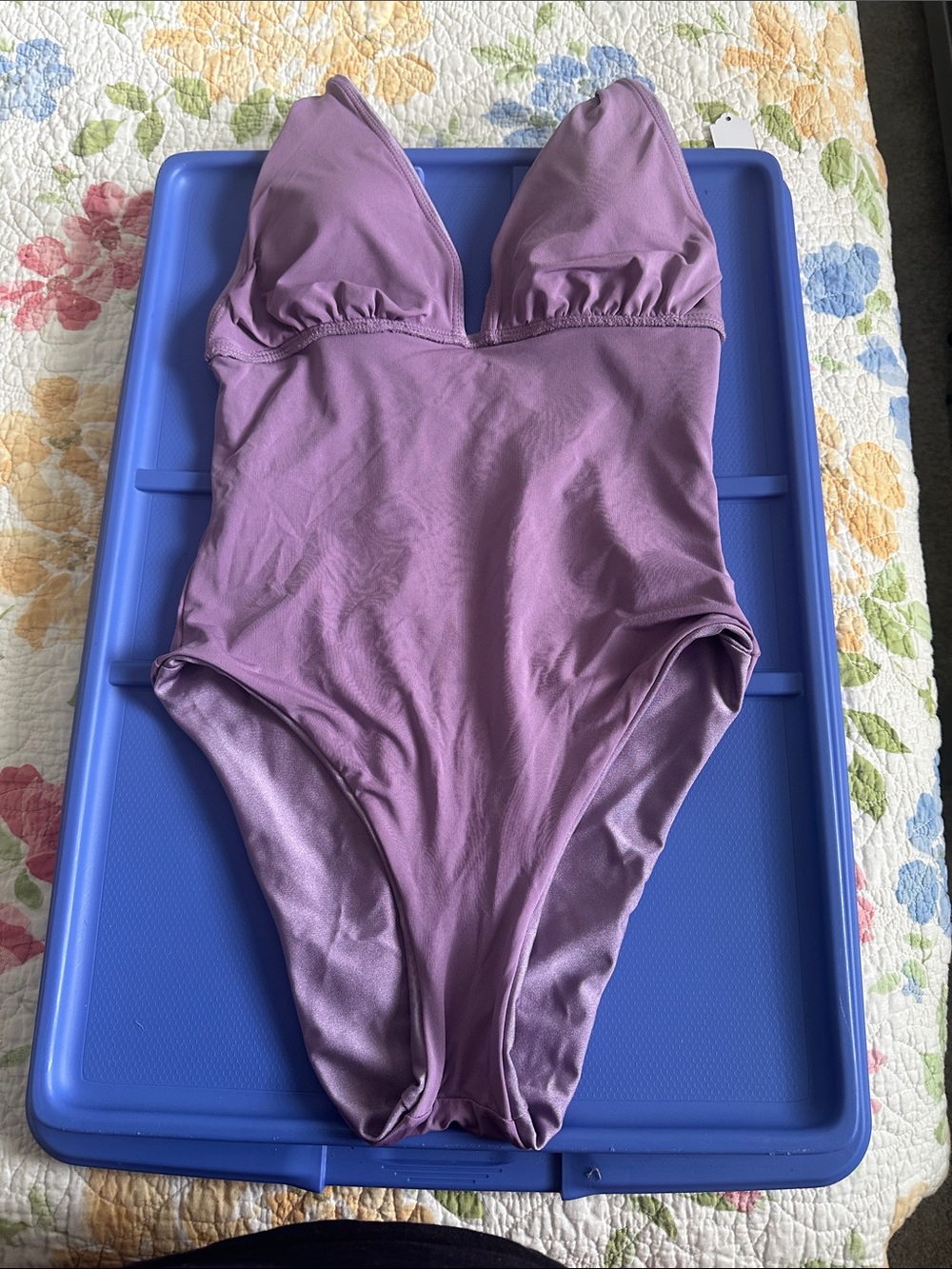 Chelsea & Violet Lavender One-Piece Swimsuit